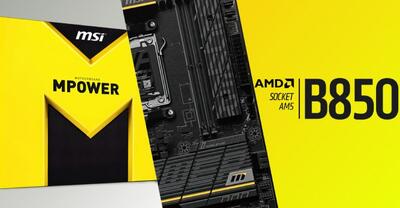 خبر خوش برای طرفداران پلتفرم AM5؛ عرضه نسل بعدی مادربردهای MSI MPOWER با چیپست AMD B850