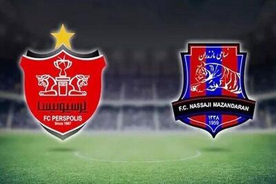 خلاصه بازی پرسپولیس 1 - 0 نساجی مازندران