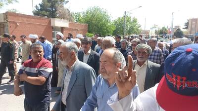 برگزاری مراسم راهپیمایی صالح آبادی‌ها در حمایت از مردم مظلوم فلسطین + عکس و فیلم