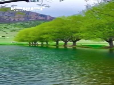آبگیر زیبایی در استان مازندران