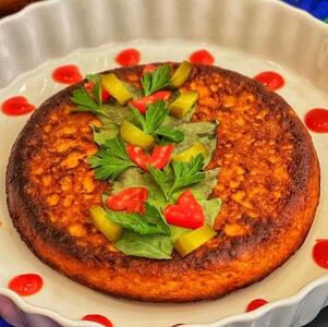 کوکو بادکوبه ای؛ غذای محبوب گیلانی ها