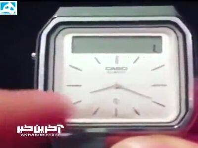 ساعت کاسیو با ماشین حساب لمسی!