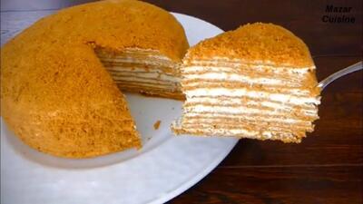 طرز تهیه کیک عسلی روسی به روش ساده
