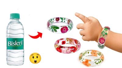 آموزش ساخت دستبند شیشه ای خانگی بدون رزین برای کودکان