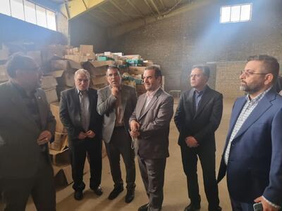 همدان/ بازدید رئیس سازمان تعزیرات حکومتی از انبار های اموال تملیکی استان - سایت خبری اقتصاد پویا
