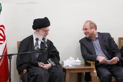 دیدار نوروزی قالیباف و هیئت رئیسه با رهبر معظم انقلاب