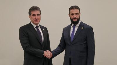 دیدار بارزانی و الجولانی در ترکیه - تحولات جهان اسلام