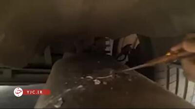 کشف هرویین از اگزوز خودروی سواری توسط ماموران گمرک