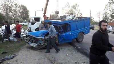 نیسان آبی رکورد دار واژگونی در روزهای بارانی