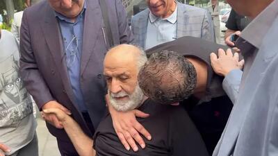 تصاویری متفاوت از مهدی فنونی در مراسم ختم ظلی - پارس فوتبال