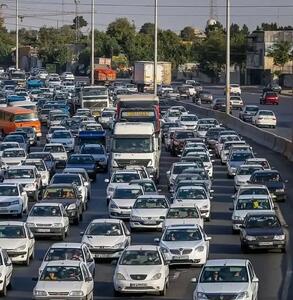 آخرین وضعیت محورهای کشور؛ ترافیک سنگین در محورهای مواصلاتی