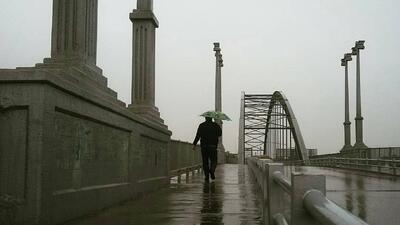 بارش باران بهاری در خوزستان+فیلم