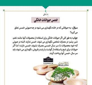 نظر رهبر انقلاب درباره خمس حیوانات خانگی - آینه فردا