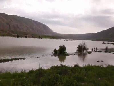 سیمره خروشان زمین‌های «عرب رودبار» را بلعید