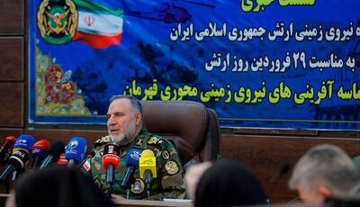 اظهارات امیر حیدری در نشست خبری؛ از وضعیت طرح انسداد مرزی تا تسلیحات و تجهیزات نزاجا