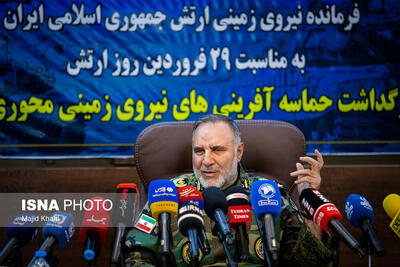 نشست خبری فرمانده نزاجا