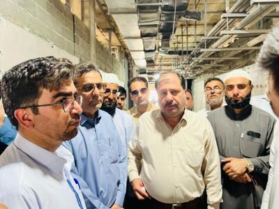 پیشرفت 75 درصدی ساخت بیمارستان  پلان  چابهار