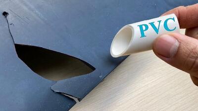 ترمیم آسان قطعات پلاستیکی شکسته با استفاده از لوله PVC (فیلم)