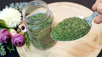 طرز تهیه سبزی خشک / روش تهیه معجون درمانگر