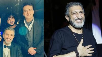 خبر روز | شباهت دیدنی «یوسف صیادی» و دختر و پسرش بعد از عمل بینی | گلی شی