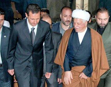 هشدارهای اکبر هاشمی رفسنجانی  به بشار اسد