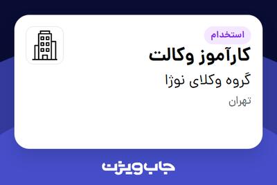 استخدام کارآموز وکالت در گروه وکلای نوژا