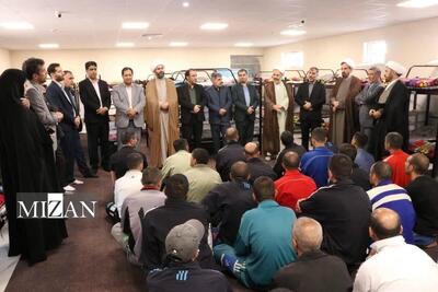 بازدید مسئولان قضایی دادگستری زنجان از کمپ ماده ۱۶ مرکز استان