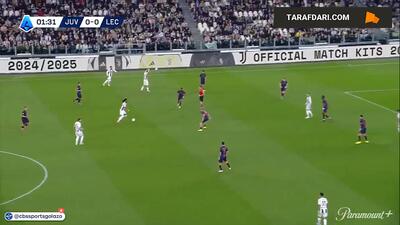 خلاصه بازی یوونتوس 2-1 لچه (سری آ - 25-2024) - پارس فوتبال