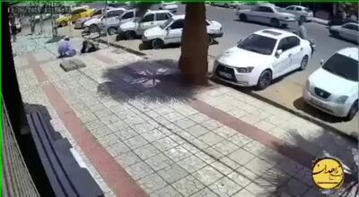 سرقت بی رحمانه گوشی دختر جوان در خیابان + فیلم