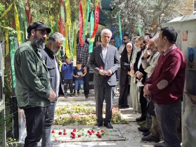 تجدید میثاق هنرمندان بسیجی با آرمان‌های شهید هنرمند سید مرتضی آوینی