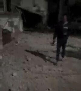 ویرانی عظیم ناشی از بمباران بیمارستان المعمدانی در مرکز شهر غزه توسط اشغالگران