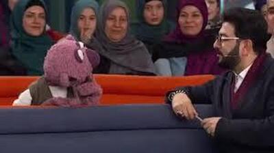 فیلم/تقلید صدای ناشیانه الهی‌قمشه‌ای در برنامه جناب‌خان
