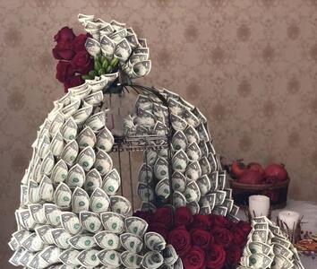 آموزش پول آرایی با گل و کاغذ رنگی