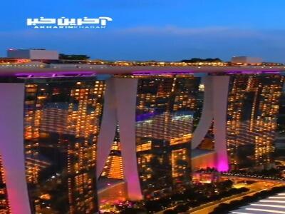 نمای هتل Marina Bay Sands در سنگاپور