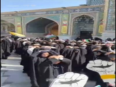 همدردی دانش‌آموزان مشهدی با کودکان غزه