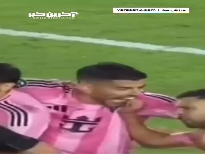 لوئیس سوارز ترک عادت نکرد؛ این‌ بار آلبا را گاز گرفت!