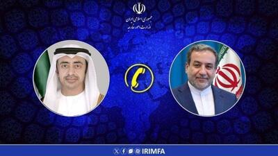 تقدیر وزیر خارجه امارات از اهتمام ایران به دیپلماسی