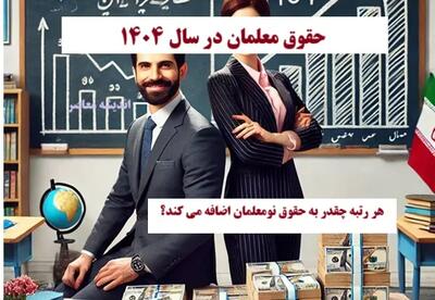 پرداخت حقوق رتبه بندی معلمان ۱۴۰۰ | زمان واریز حقوق معلمان در ۱۴۰۰ اندیشه معاصر
