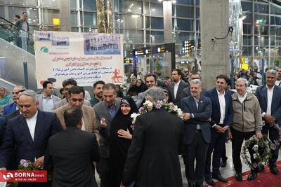 بازگشت اولین گروه کاروان دانش‌آموزی با استقبال مدیران وزارت ورزش