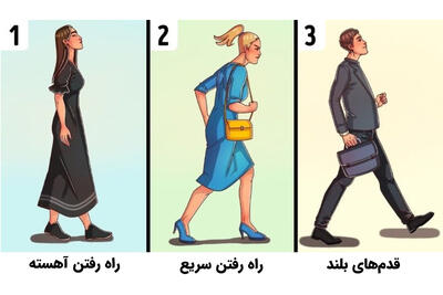 تست شخصیت شناسی/ میخوای بدونی عشقت چطور آدمیه؟ ببین آروم راه میره یا تند