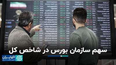 سهم سازمان بورس در شاخص کل+ فیلم