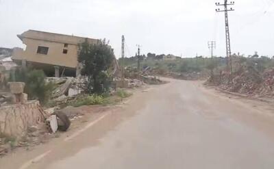 فیلم/ ویرانی شهر مرکبا لبنان پس از عقب نشینی رژیم صهیونیستی