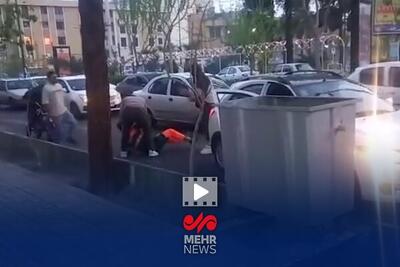 ضرب‌وشتم یک پاکبان در سمنان