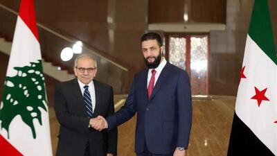 نخست وزیر لبنان در سفر به سوریه با جولانی دیدار کرد