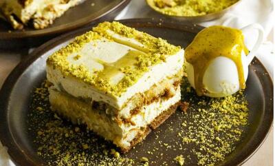 طرز تهیه تیرامیسو پسته؛ همانند کافی شاپ با طعمی فوق‌العاده