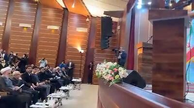 دانشجوی دانشگاه بوعلی خطاب به اژه ای: اینکه خبری از انتخابات نیست و در جمع دانشجویان حاضر شده‌اید شایسته قدردانی است