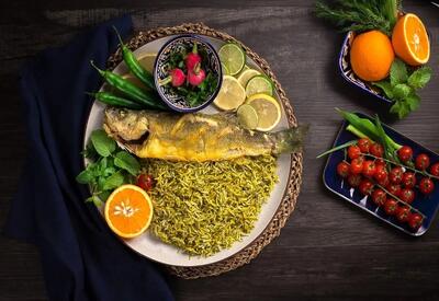 دستور تهیه سبزی پلو ماهی مجلسی مخصوص شب عید