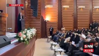 نماینده بسیج دانشجویی: امنیت روانی مردم باید حفظ شود و حرف مفت زدن در کشور هزینه داشته باشد+فیلم