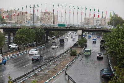 هوای تهران تا آخر هفته بارانی است