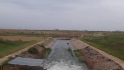 رهاسازی آب از سدهای بوستان و گلستان